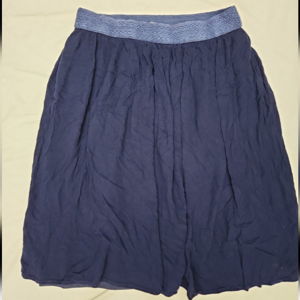 Gypsy blu Women's Size XL knee length blue skirt #124